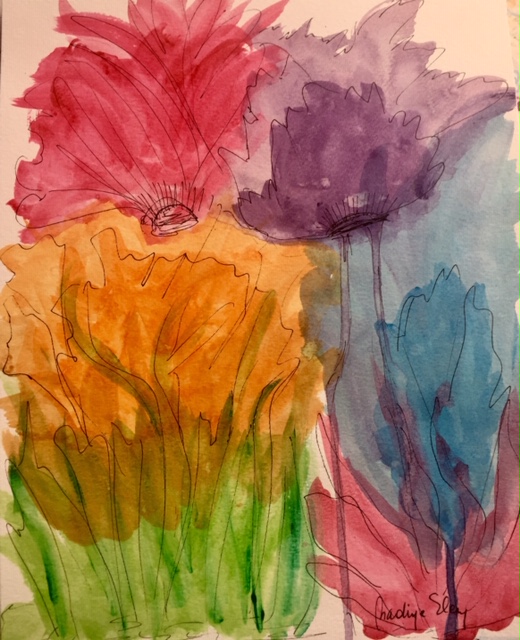 Fluffy Summer Flowers